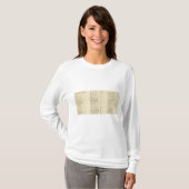 Index-kerkhof voor groen hout t-shirt (Voorkant volledig)