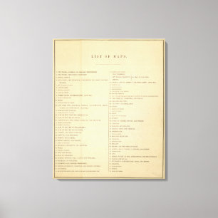 Index nieuwe algemene atlas 2 canvas afdruk