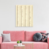 Index Perth, Clackmannan Shires Canvas Afdruk (Insitu (Woonkamer))