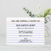 Indexkaart Kaart (Staand voorkant)