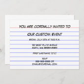 Indexkaart Kaart (Voorkant / Achterkant)