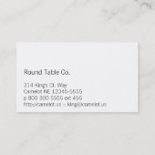 Indexkaart Visitekaartje (Achterkant)