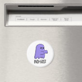 Indi-gost Funny Halloween Indigo Ghost Pun Magneet (Insitu (Vaatwasser))