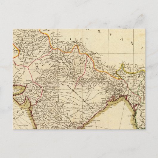 India 2 briefkaart (Voorkant)