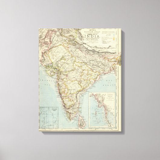 India 2 canvas afdruk (Voorkant)