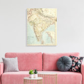 India 2 canvas afdruk (Insitu (Woonkamer))