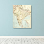 India 2 canvas afdruk (Insitu (Houten vloer))