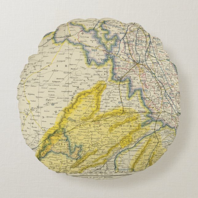India 4 rond kussen (Voorkant)