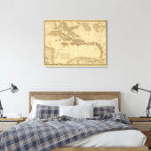 India 6 canvas afdruk (Insitu (Slaapkamer))