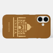 INDIA aangepaste naam & kleur Case-Mate iPhone Case (Achterkant (horizontaal))