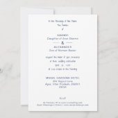 India Agra Taj Mahal Romantic Cityscape Wedding  Kaart (Achterkant)