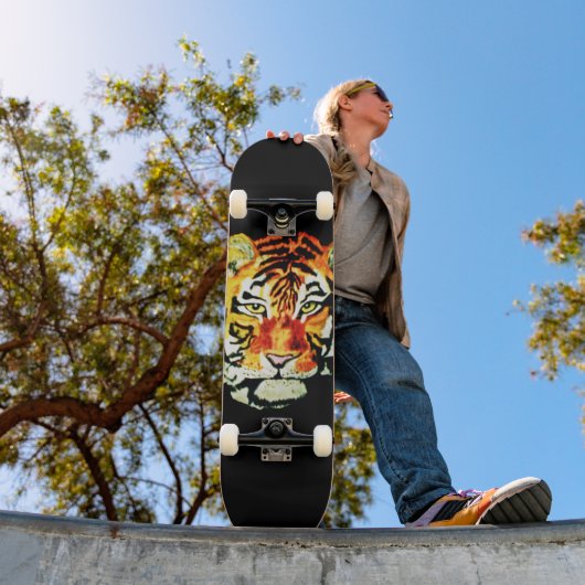 INDIA BENGAL TIGER SCHAATS BOARD SKATEBOARD (Buiten 1)