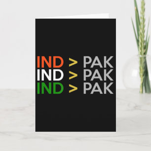 India beter dan Pakistan Indiase Cricket Jersey Kaart