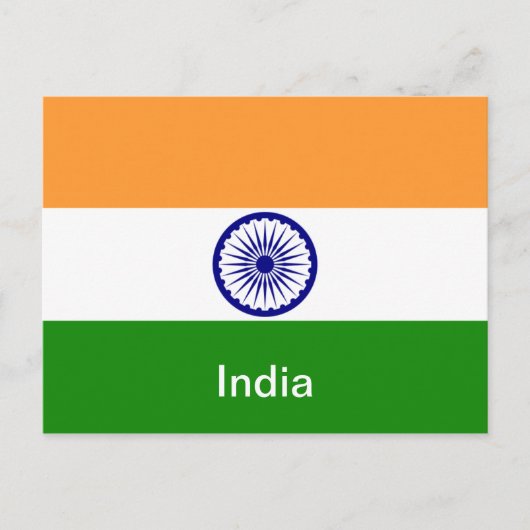 india briefkaart (Voorkant)