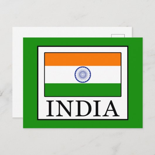 India Briefkaart (Voorkant / Achterkant)