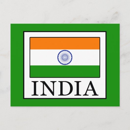 India Briefkaart (Voorkant)
