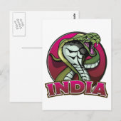 India Briefkaart (Voorkant / Achterkant)