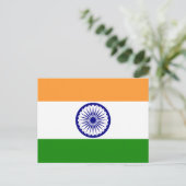 india briefkaart (Staand voorkant)