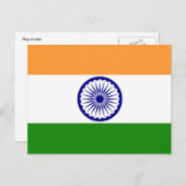 india briefkaart (Voorkant / Achterkant)