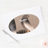 India Cobra Ovale Sticker (Envelop)