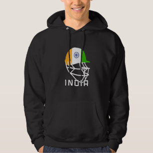 India Cricket Fan Helm India Cricket Spelers Hoodie