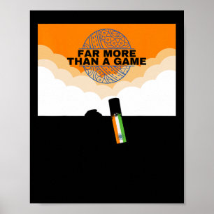 India Cricket Meer Dan Jersey Vlag India Cricket Poster