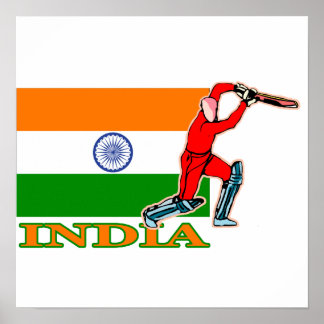 India Cricket Player-Poster Poster
