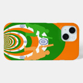 India Cricket Spirit Abstract Design Case-Mate iPhone Case (Achterkant (horizontaal))