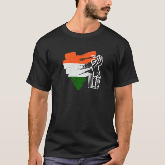 India cricket   t-shirt (Voorkant)
