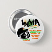 India De grootste cricketnatie op Aarde Button (Voorkant /achterkant)