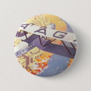 India door Imperial Airways Ronde Button 5,7 Cm
