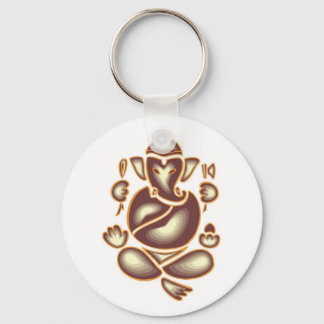 India Elephant Meditation Sleutelhanger