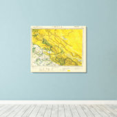 India en Pakistan Canvas Afdruk (Insitu (Houten vloer))