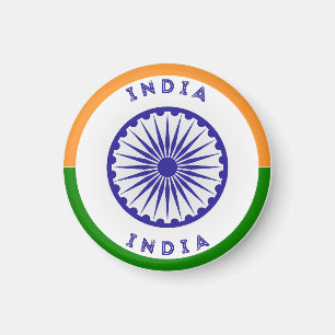 India Erfgoed Embleem Magneet