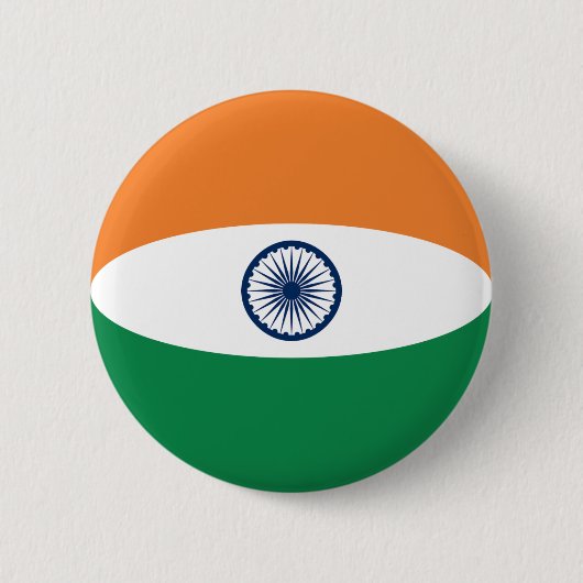 India Fisheye Flag Button (Voorkant)