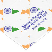 INDIA FLAG Blessed Korte Tafelloper (Hoek)