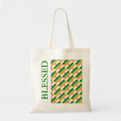INDIA FLAG Blessed Tote Bag (Voorkant)