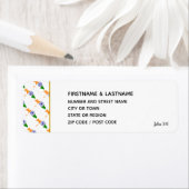 INDIA FLAG | John 3:16 | Indische plattegrond Etiket (Insitu)