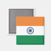 India Flag Magnet Magneet (Voorkant / Achterkant)