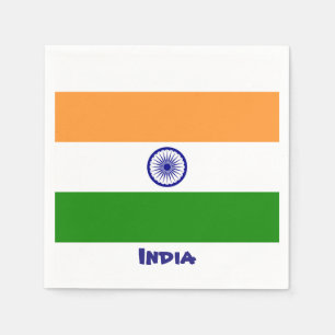 India Flag Napkins Servet