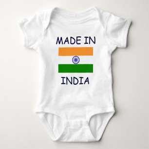 INDIA: GEMAAKT IN INDIA baby shirt