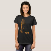 India, gezicht van Boeddha T-shirt (Voorkant volledig)