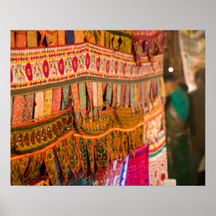 INDIA, Goa, Baga: zaterdagavondmarkt (NR) Poster