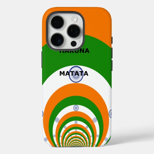 India HAKUNA MATATA Case-Mate iPhone Case (Achterkant)