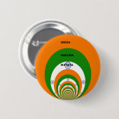 India HAKUNA MATATA Ronde Button 5,7 Cm (Voorkant /achterkant)