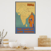 India Het land van Lord Buddha Poster (Keuken)