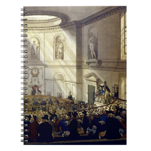 India House, The Sale Room, van 'Ackermann's Micr Notitieboek (Voorkant)