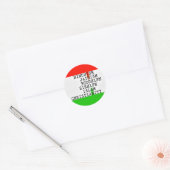 India Identiteit Religies Ronde Sticker (Envelop)
