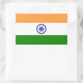 India IN Rechthoekige Sticker (Tas)