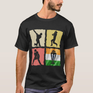 India - India Cricket - Steun India Cricket voor T-shirt